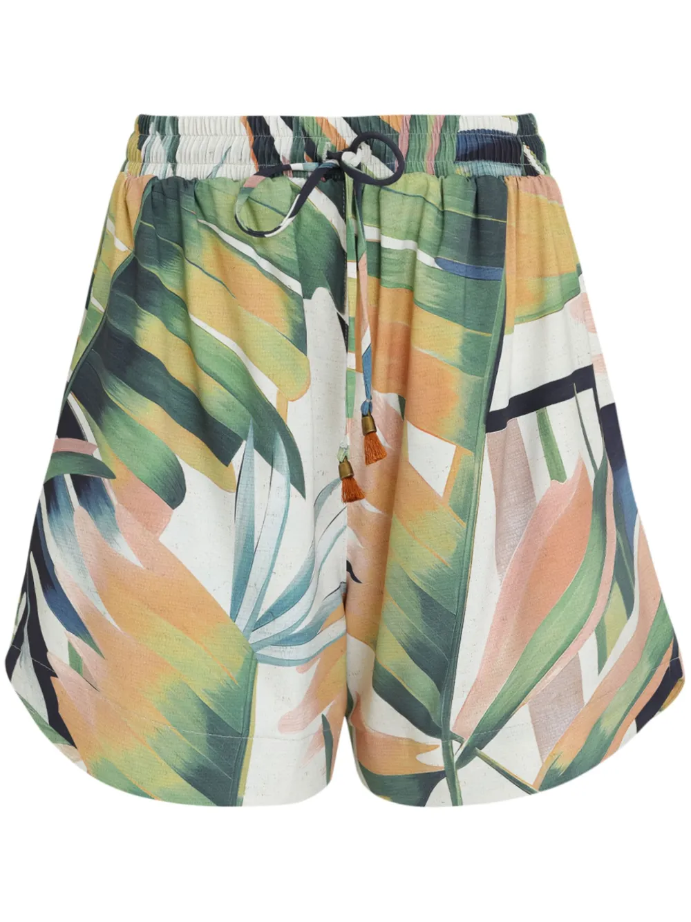 Lygia & Nanny Shorts met bloemenprint Groen