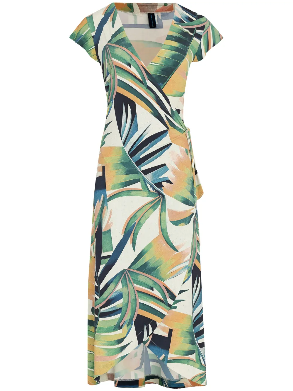 Lygia & Nanny Jurk met bloemenprint Wit