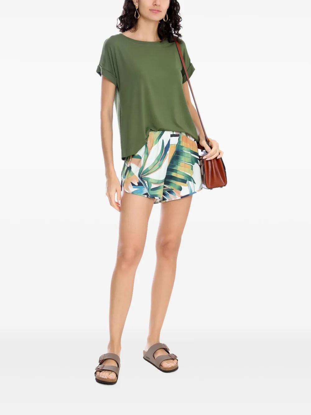 Lygia & Nanny Shorts met bloemenprint Wit
