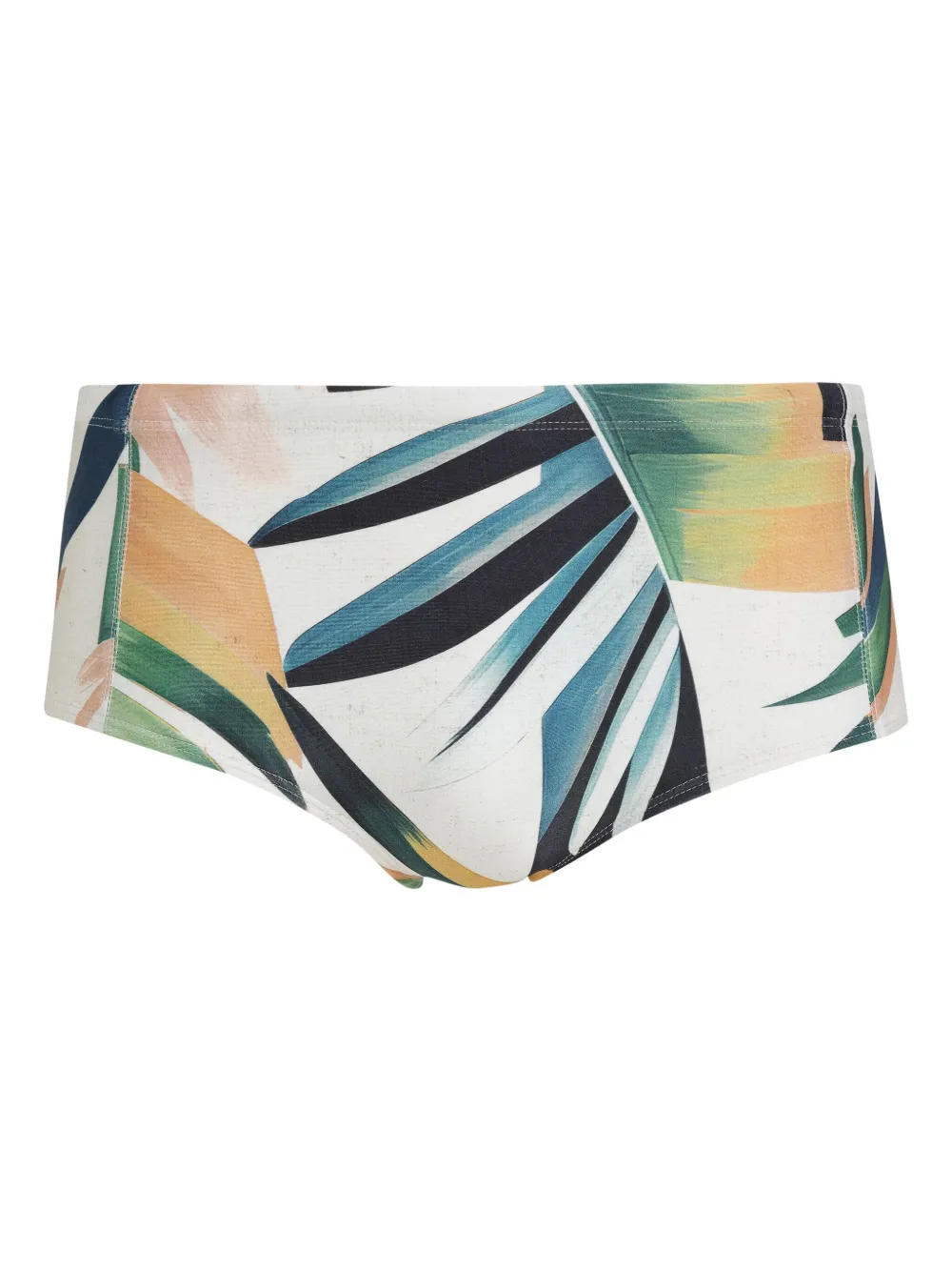 Lygia & Nanny Zwembroek met bloemenprint Blauw