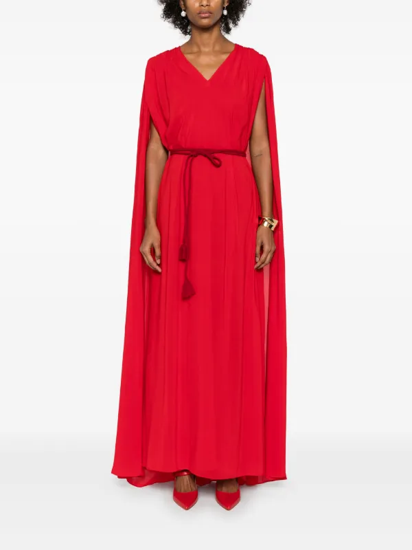 Alice + Olivia Zenaida Gown | Red | FARFETCH