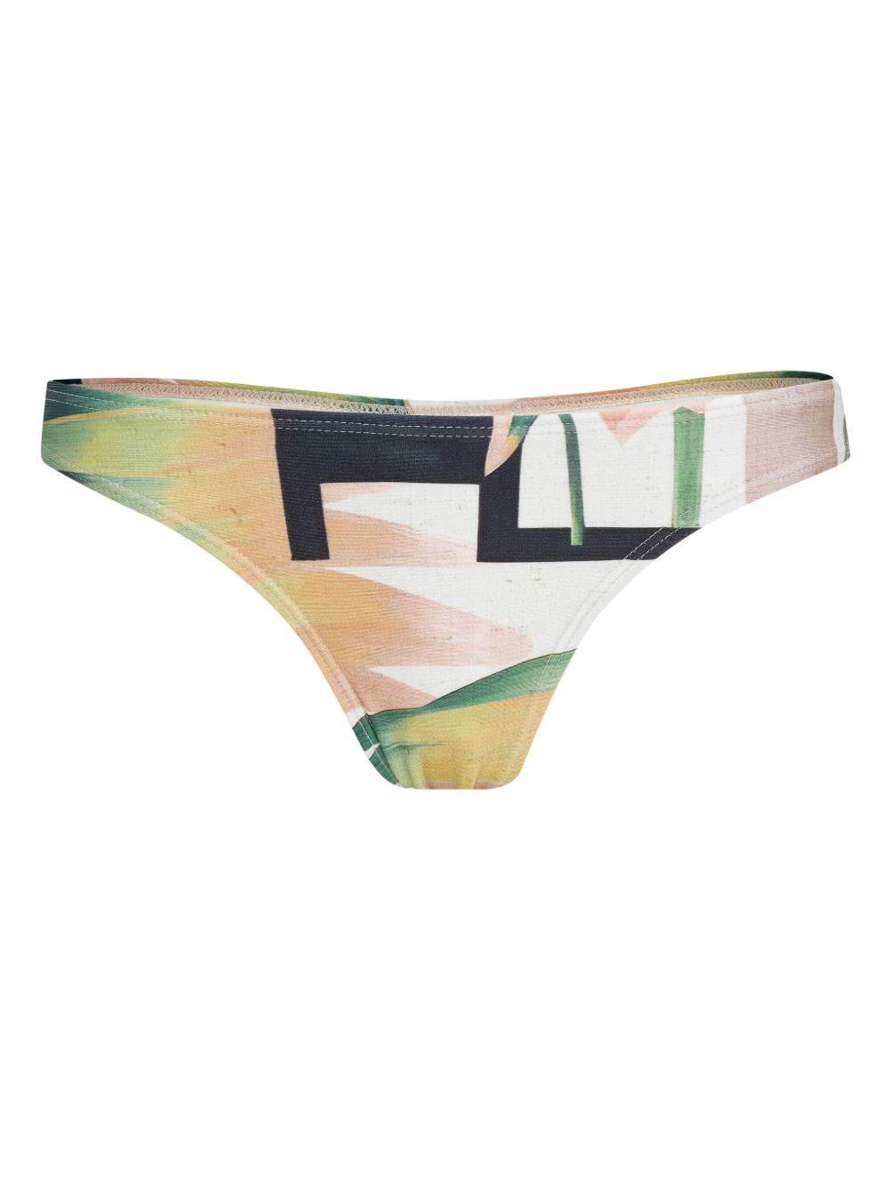 Lygia & Nanny Bikinislip met bloemenprint Wit