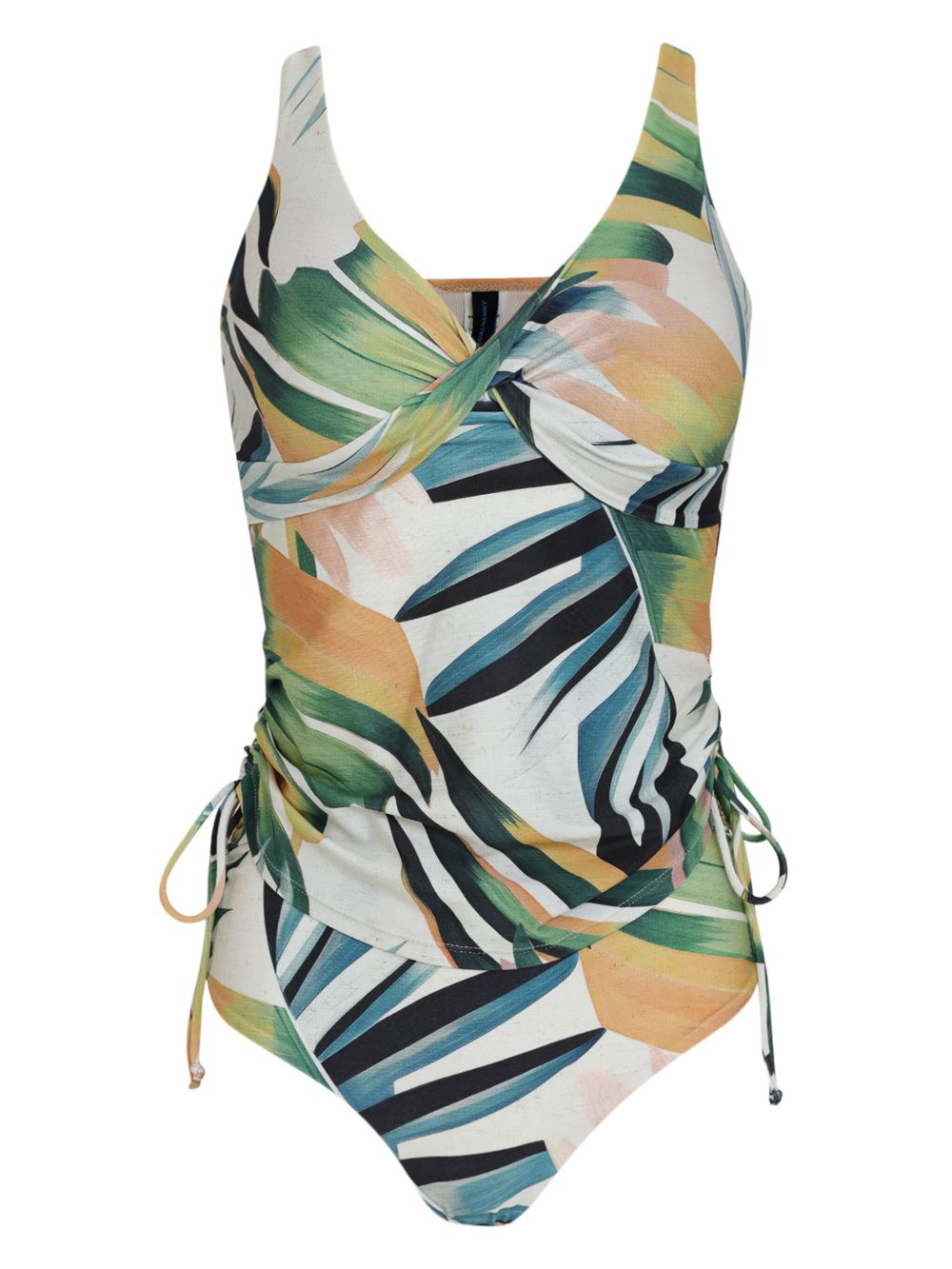 Lygia & Nanny Tankini met grafische print Wit