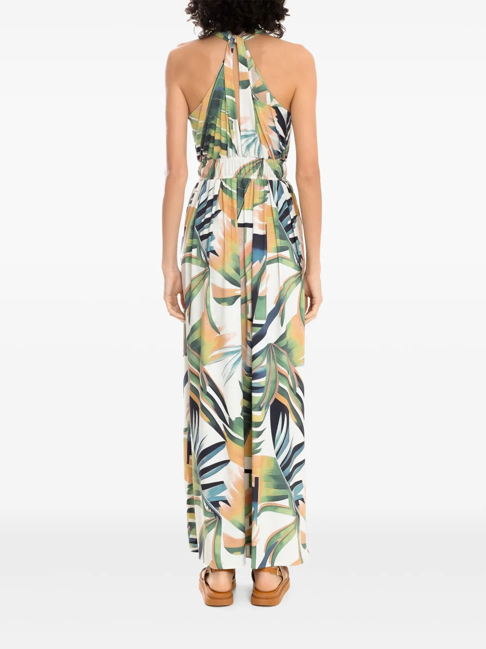 Lygia & Nanny Jurk met bloemenprint Groen