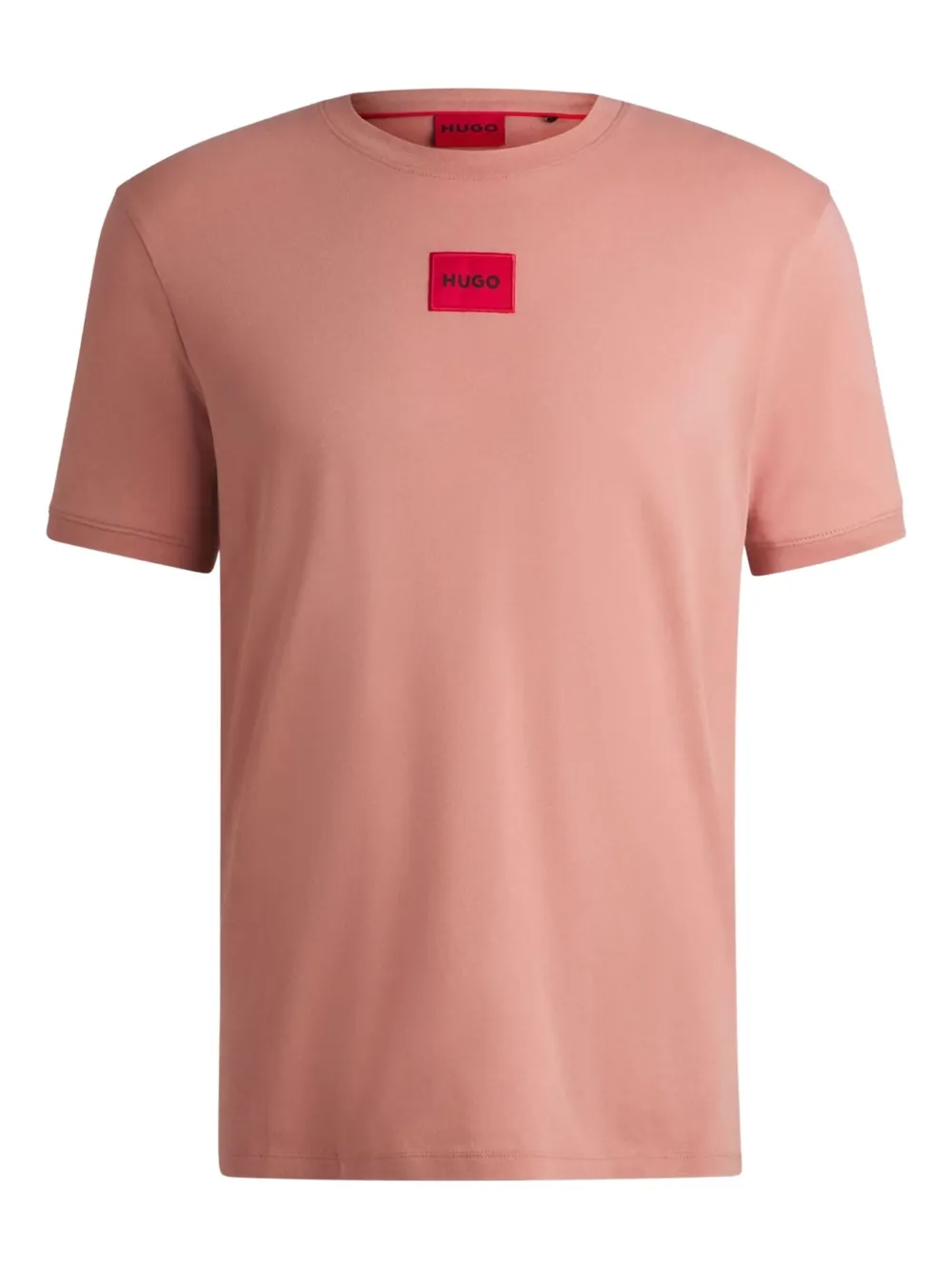 HUGO logo-print T-shirt | Pink | Image 1