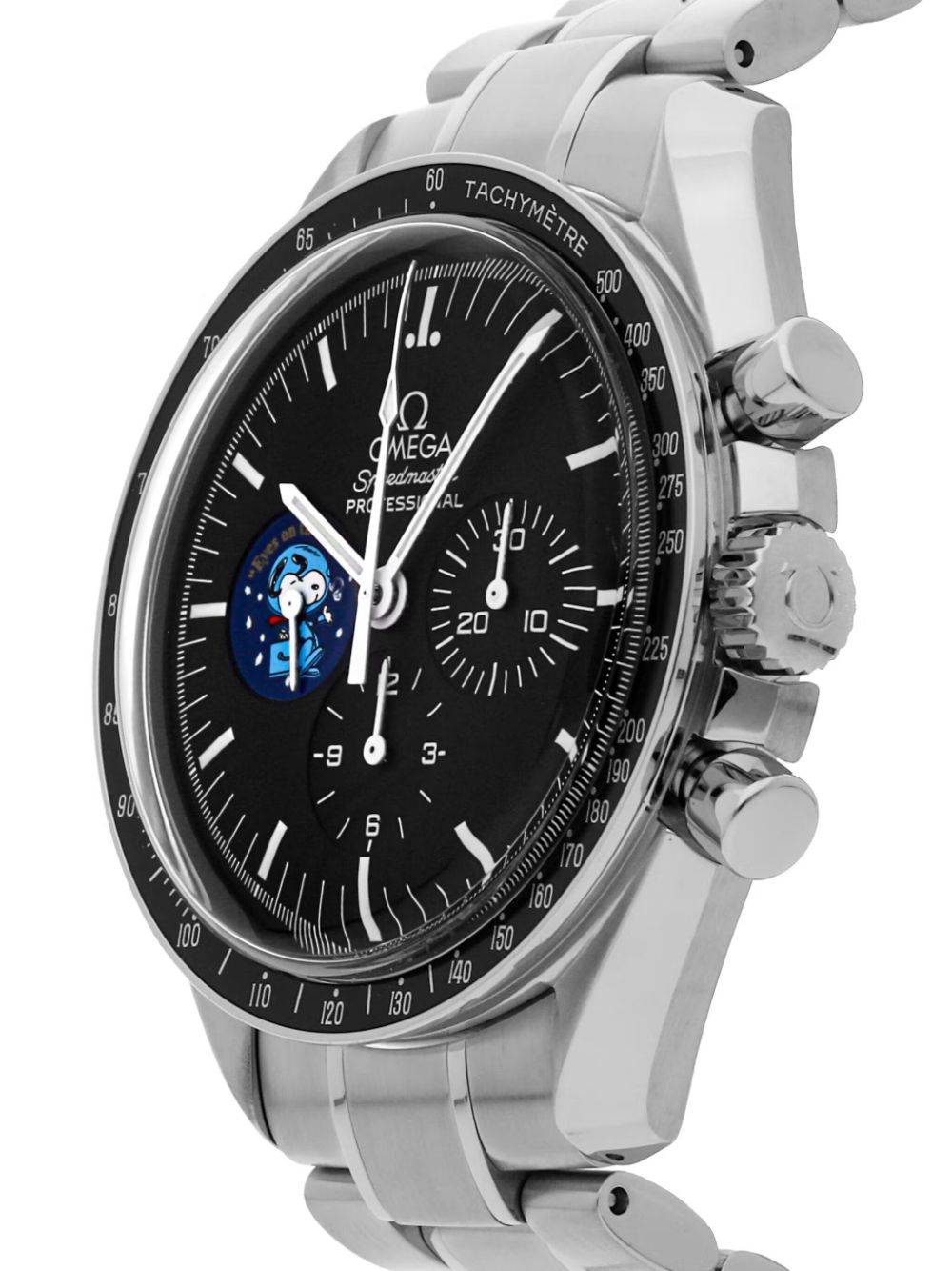 OMEGA pre-owned Speedmaster Professional Moonwatch Snoopy 42mm - Zwart