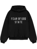FEAR OF GOD ESSENTIALS logo-print hoodie - Black