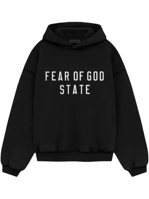 Hoodie à logo imprimé - FEAR OF GOD ESSENTIALS - Modalova