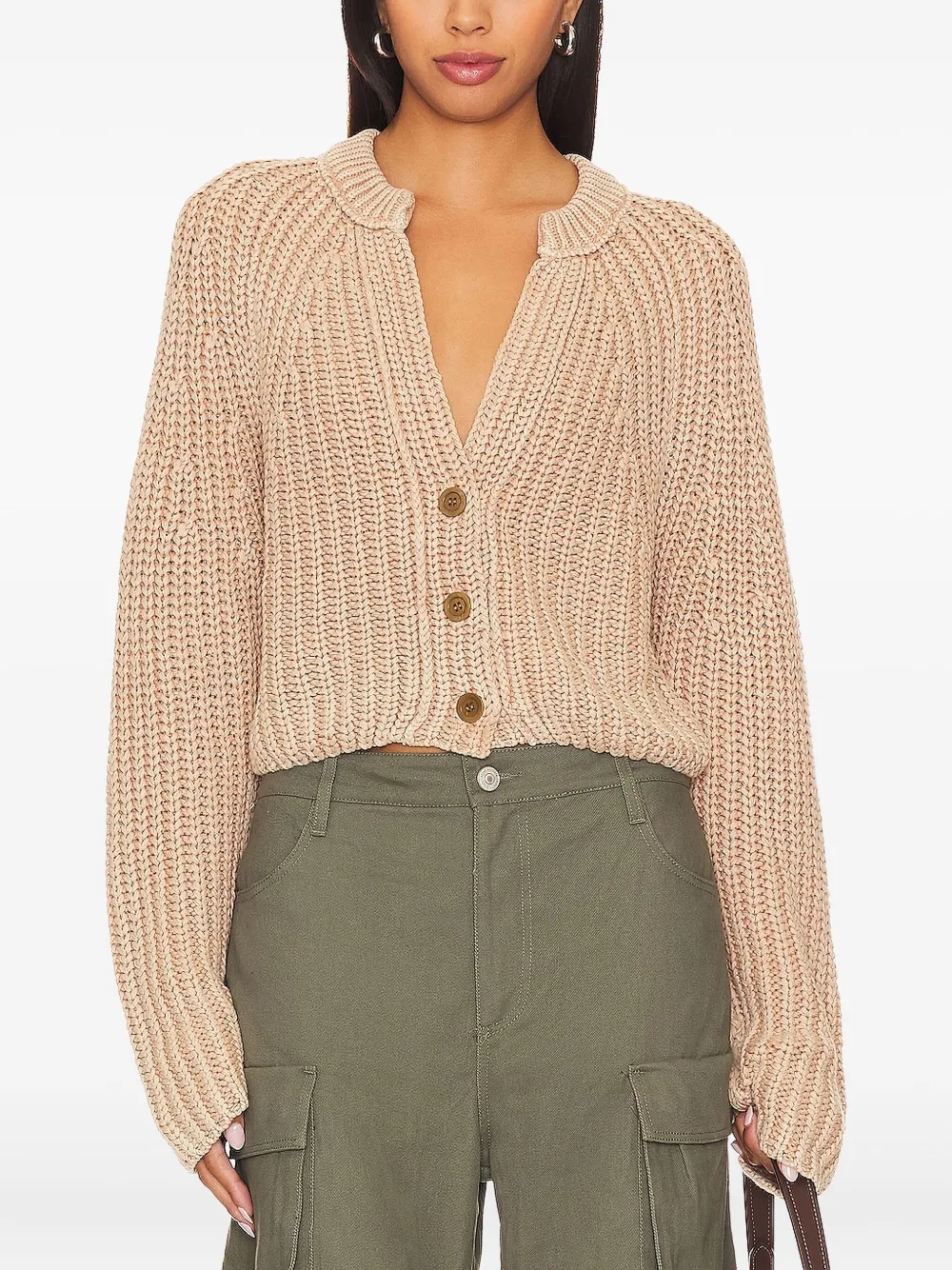 Free People Sweet Nothing カーディガン - ニュートラル Free People Sweet Nothing カーディガン - ニュートラル