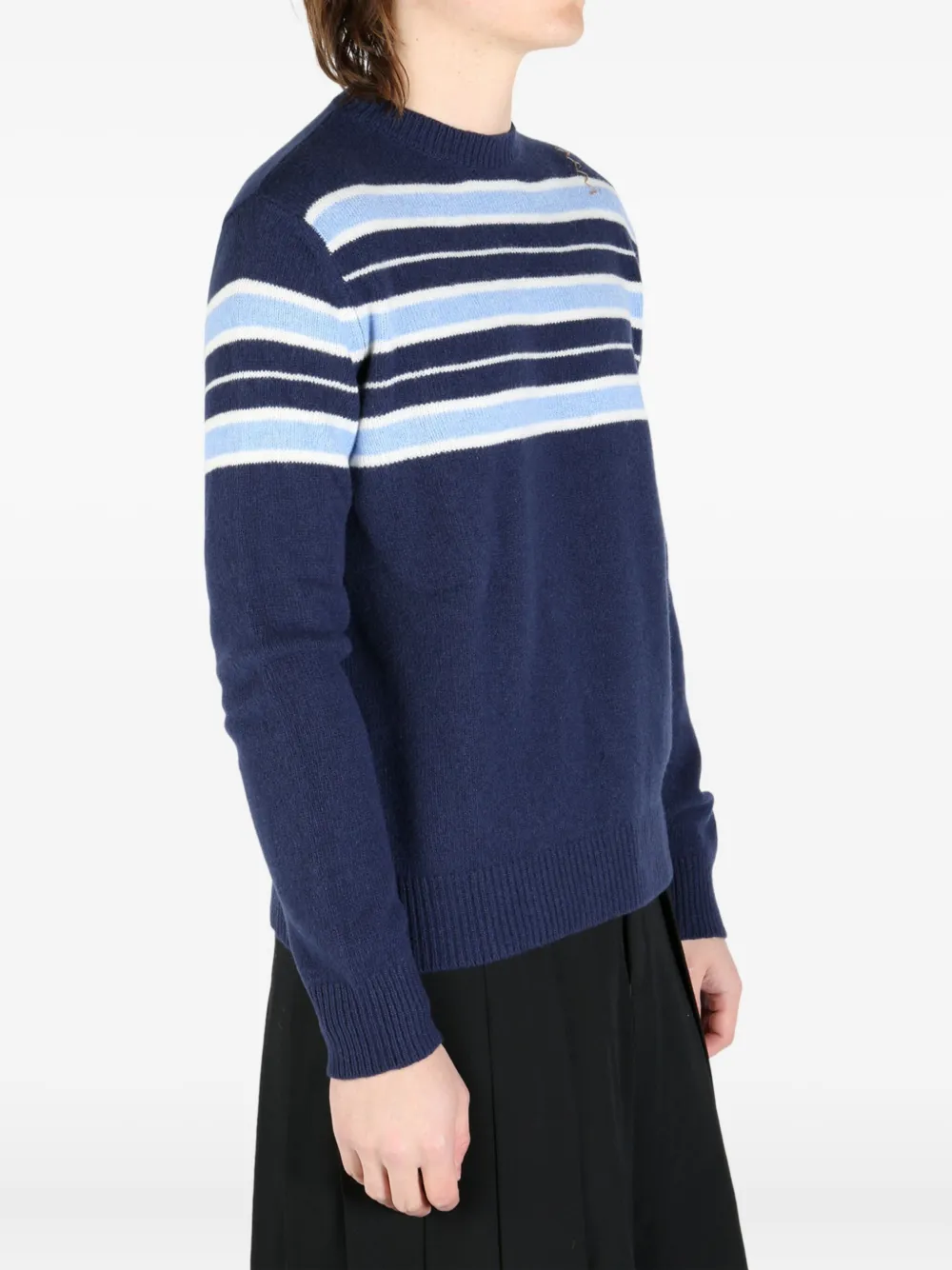 Marni striped jumper Blauw