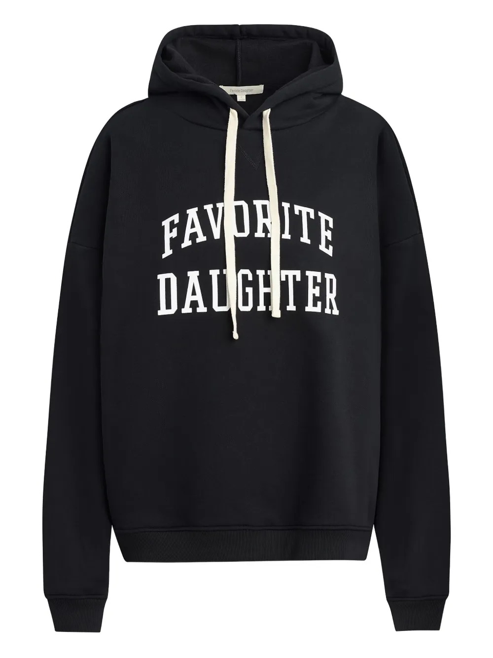 Favorite Daughter collegiate-logo hoodie | Black | Image 1