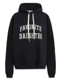 Favorite Daughter collegiate-logo hoodie - Black