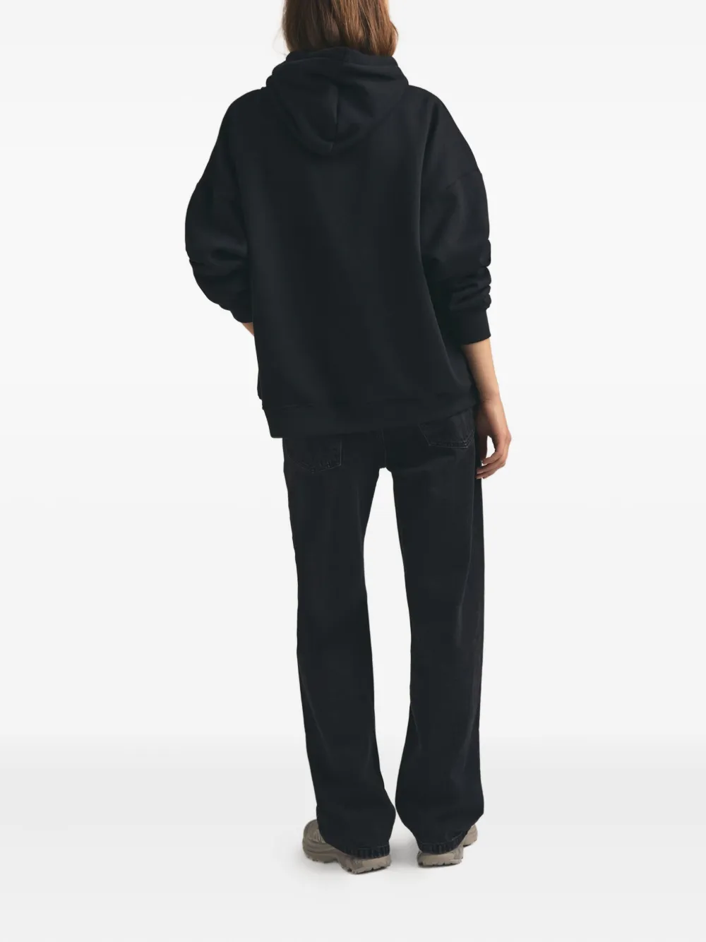 Favorite Daughter Hoodie met logo Zwart