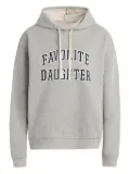 Favorite Daughter collegiate-logo hoodie - Grey