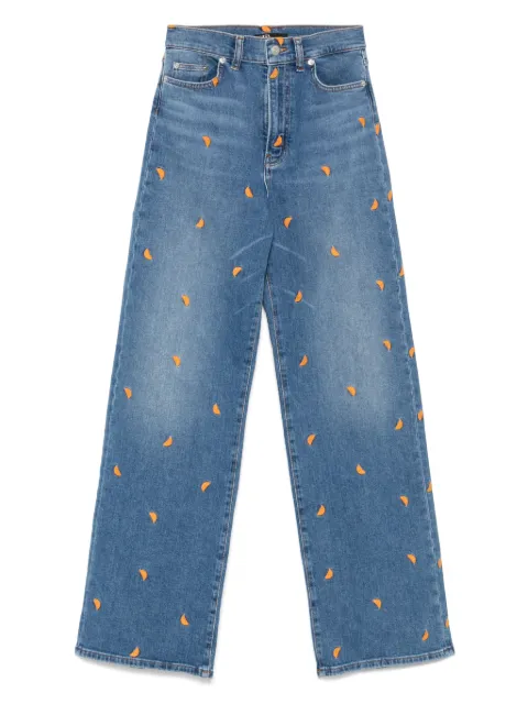 Maje Jeans con ricamo