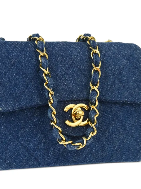 CHANEL Pre-Owned 1990 mini Classic Square Flap shoulder bag 1701660 - 2