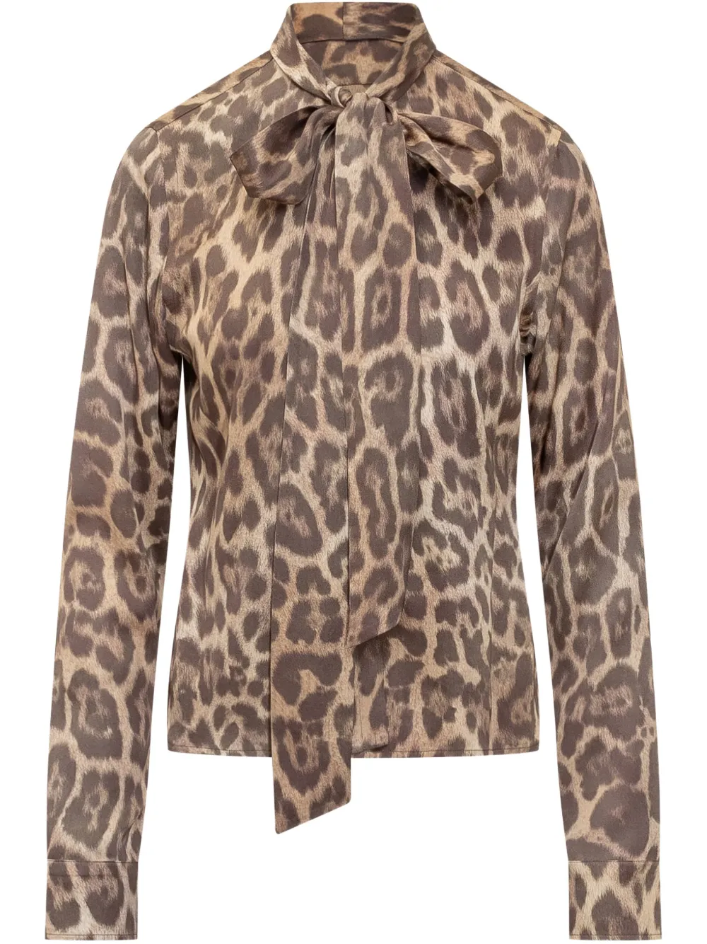 Stella McCartney Blouse met luipaardprint Bruin