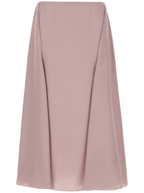 FENDI monogram-pattern skirt