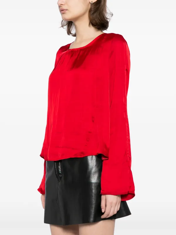 Free People Arabella Blouse | Red | FARFETCH