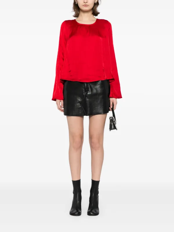 (取寄) フリーピープル レディース アラベラ ブラウザ Free People women Arabella Blouse Rubies Free People Arabella Blouse in Rubies | REVOLVE