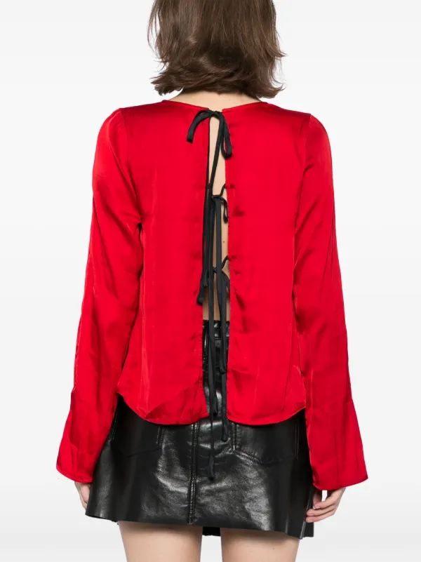 Free People Arabella Blouse | Red | FARFETCH