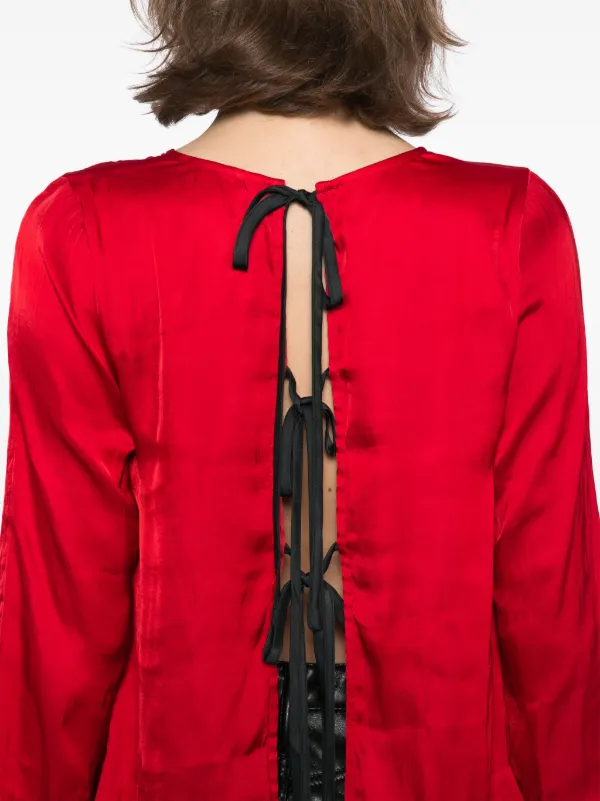 フリーピープル Free People Arabella Blouse レディース シャツ トップス Rubies Free People - Arabella Blouse in Rubies – Blue Ox Boutique