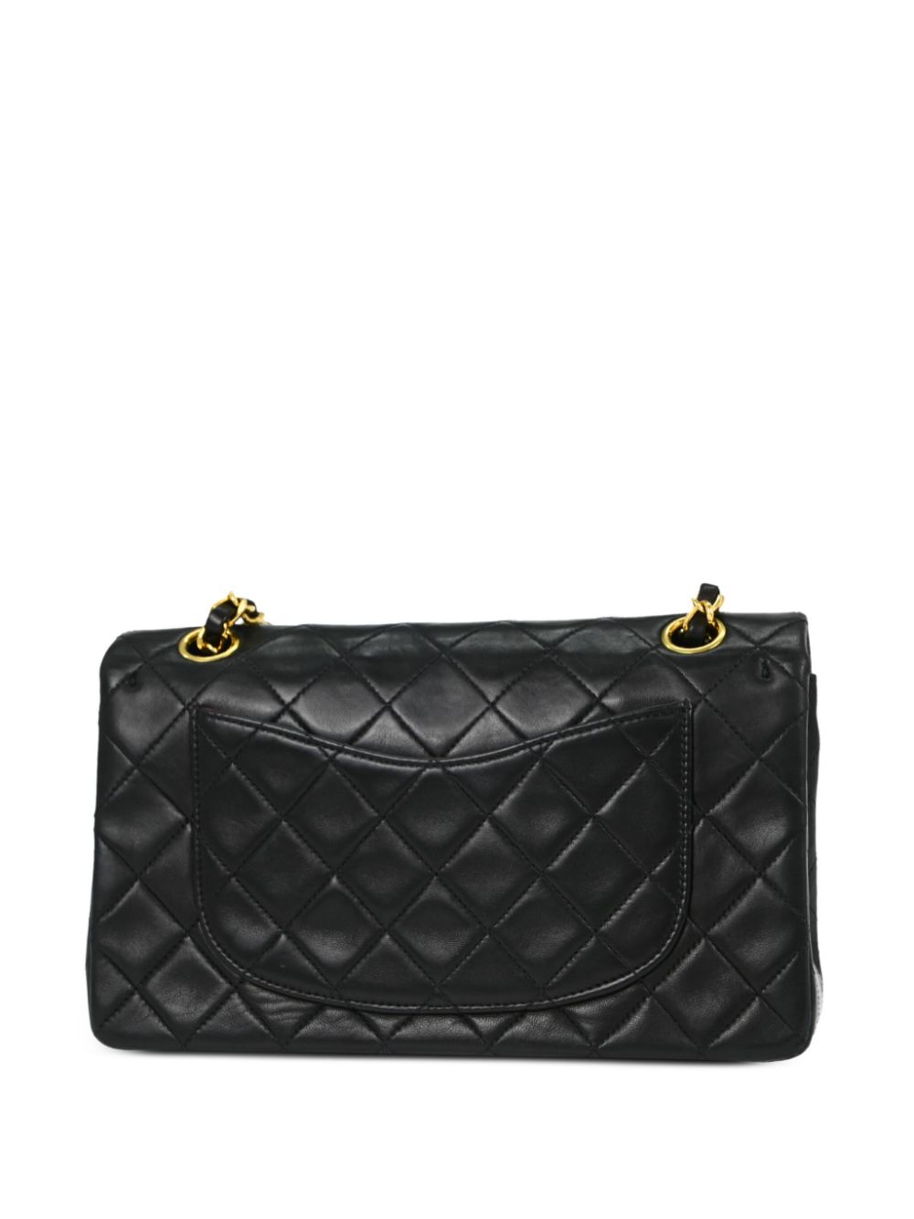 CHANEL Pre-Owned 1998 kleine Classic Double Flap schoudertas - Zwart