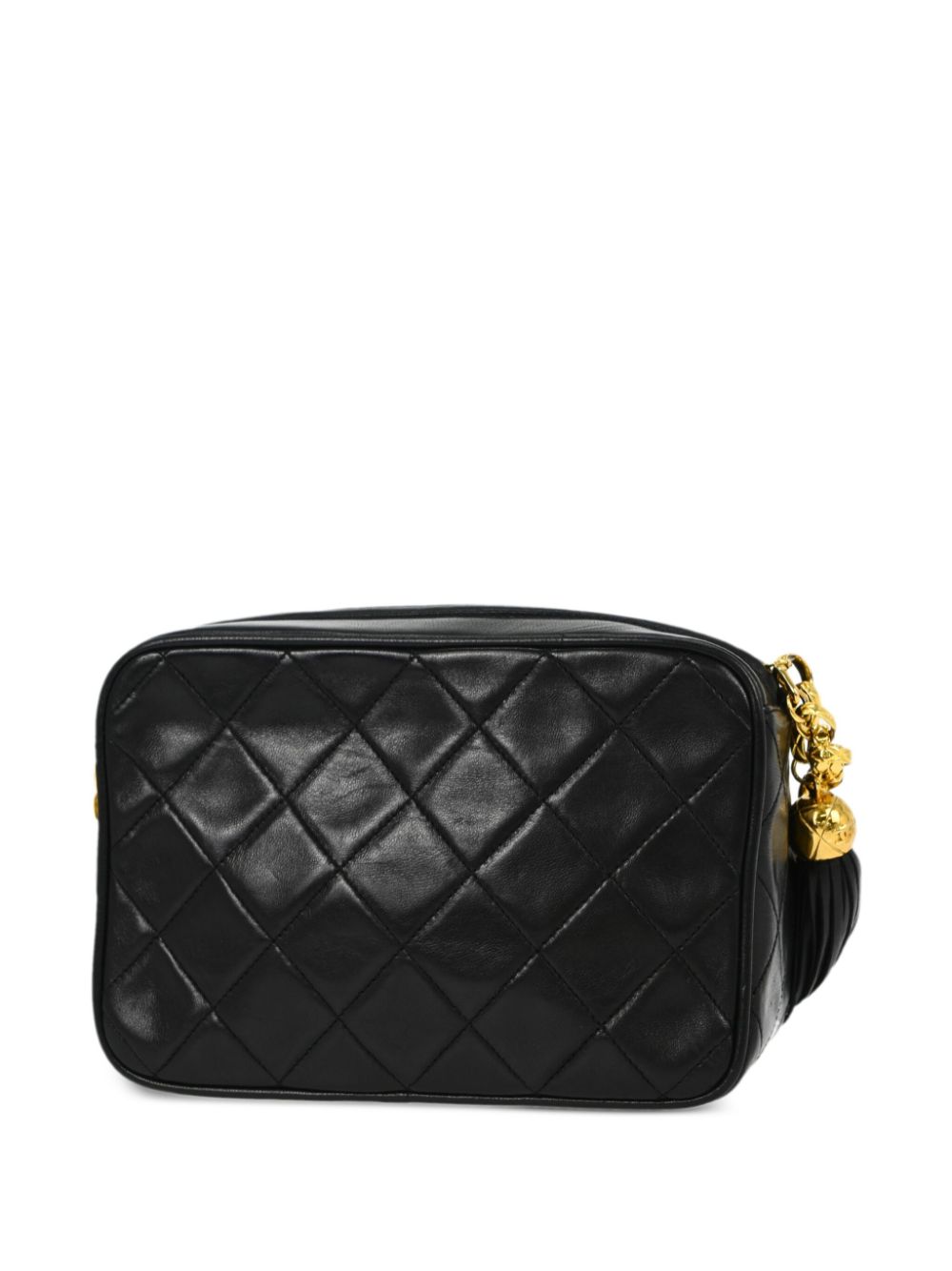 CHANEL Pre-Owned 1992 CC mini cameratas - Zwart