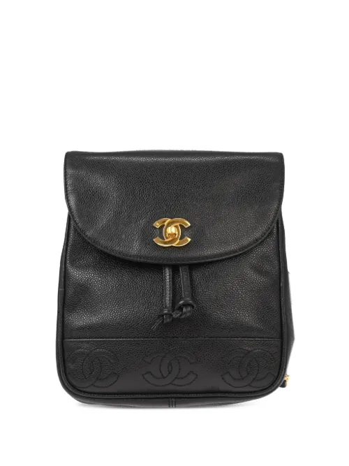 Sac à dos Triple CC (1997) - CHANEL Pre-Owned - Modalova