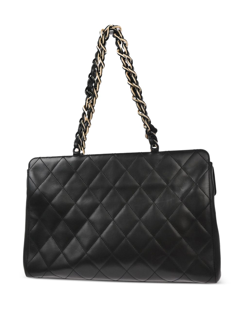 CHANEL Pre-Owned 2000 leren shopper - Zwart