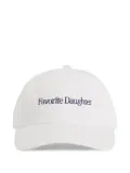 Favorite Daughter embroidered baseball cap - White