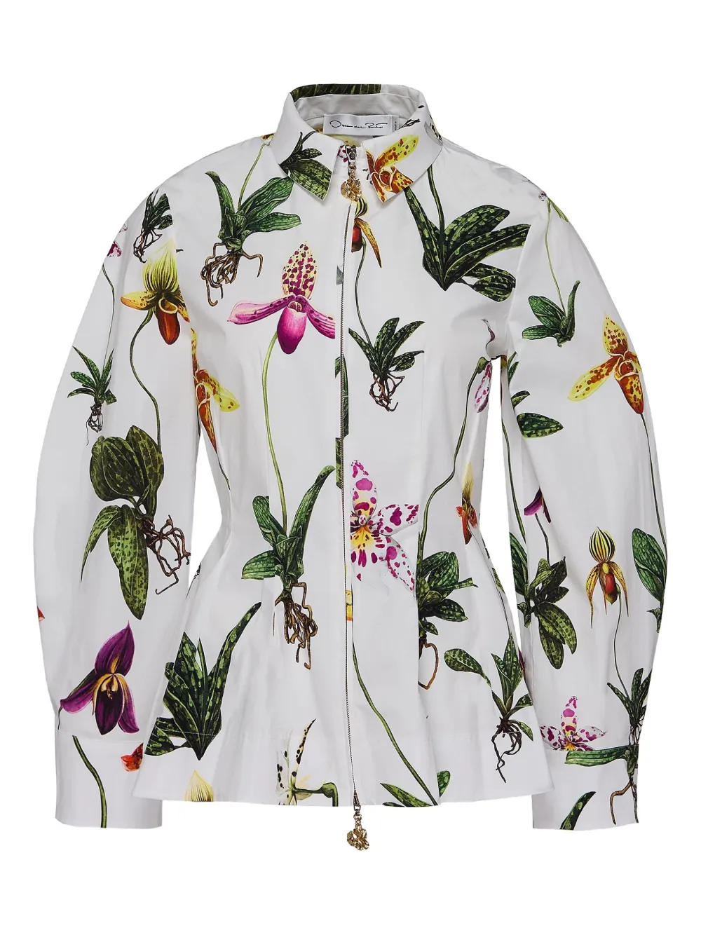 Oscar de la Renta t-shirt imprimé orchid | blanc | Image 1
