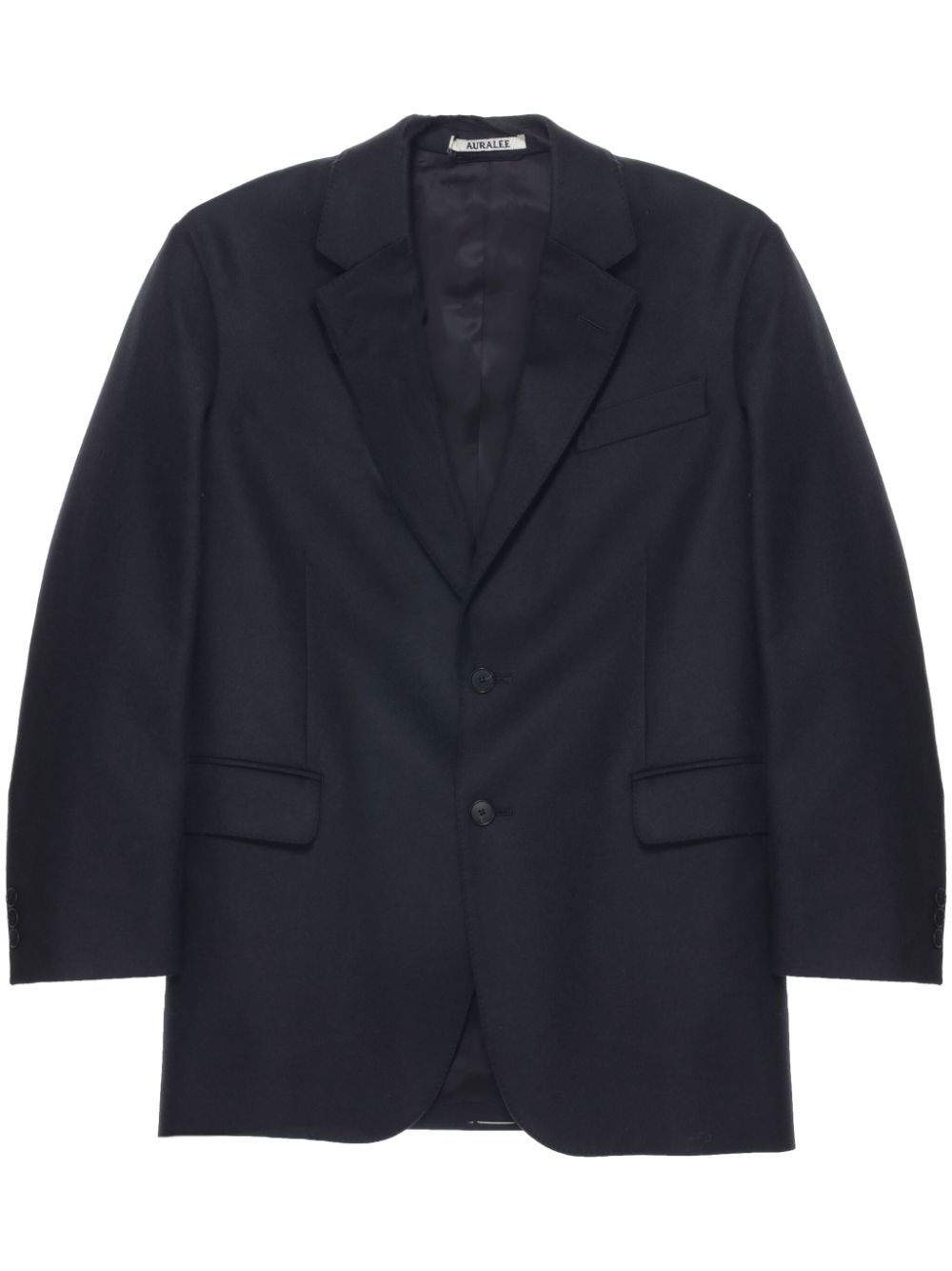 Auralee Wool Blazer In Black