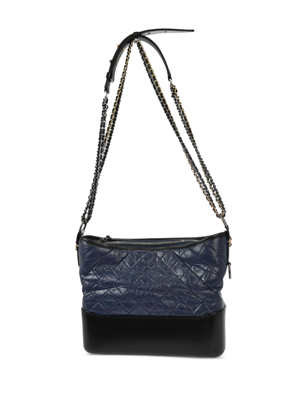 CHANEL Pre-Owned 2019 Gabrielle grote schoudertas - Blauw