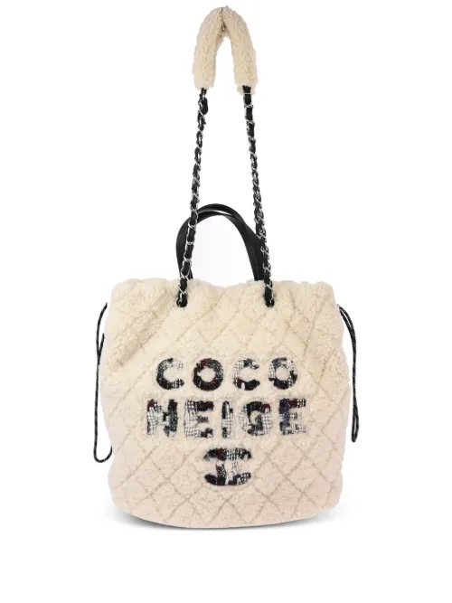 Sac cabas Coco Neige (2019) - CHANEL Pre-Owned - Modalova