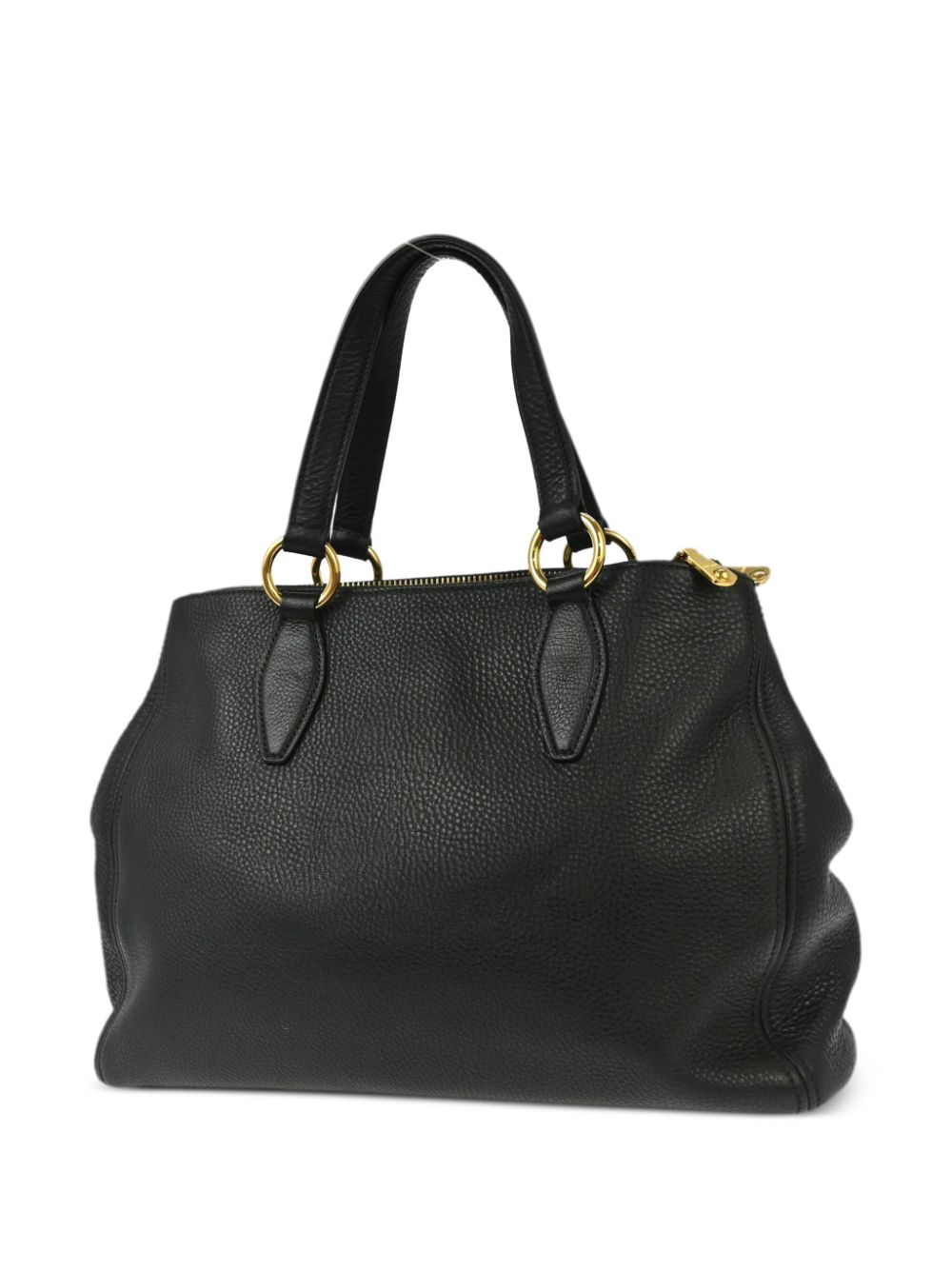 Miu Miu Pre-Owned 2010s leren tas - Zwart