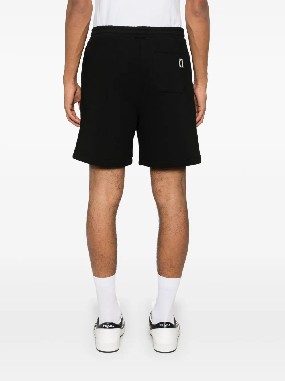 Valentino Garavani Trainingsshorts met logopatch Zwart