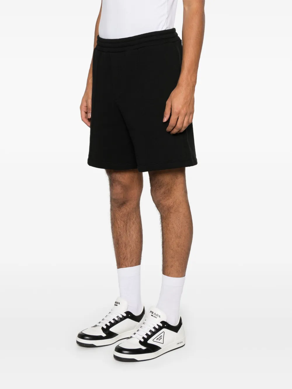 Valentino Garavani Trainingsshorts met logopatch Zwart