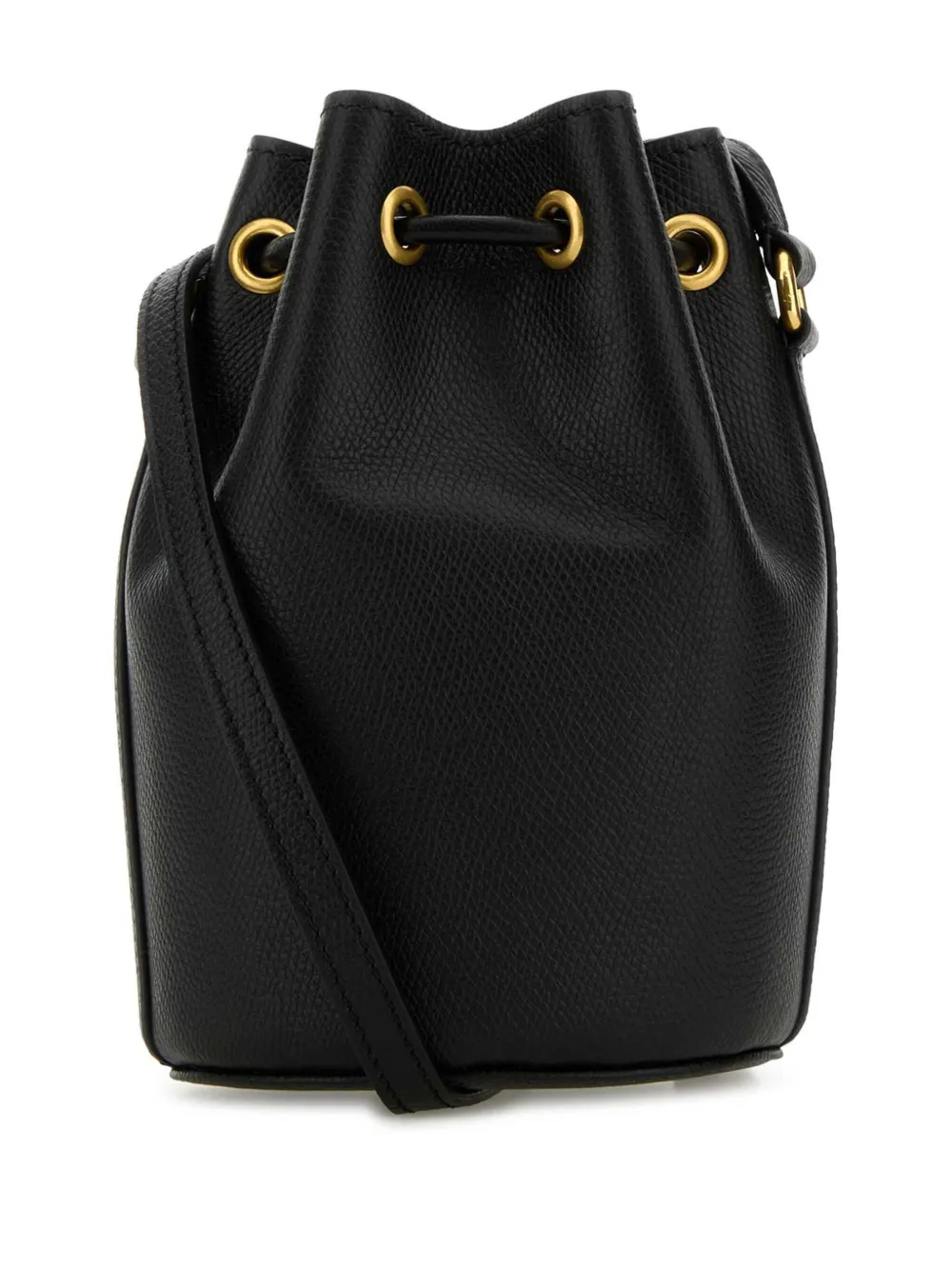 Valentino Garavani leather bucket bag - Zwart