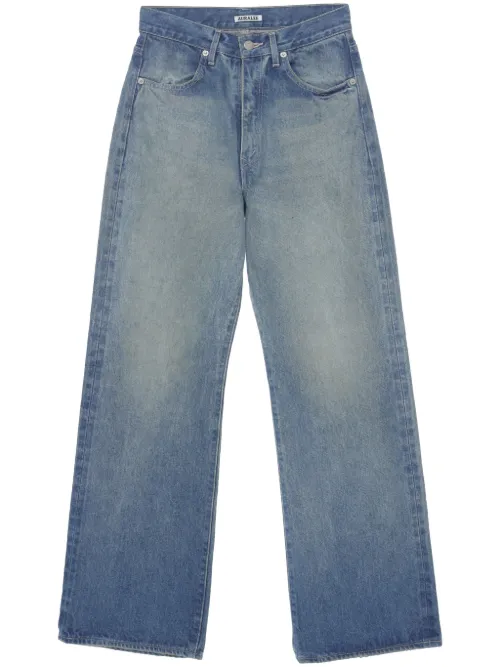 Auralee jean à coupe ample - Bleu - Auralee - Modalova