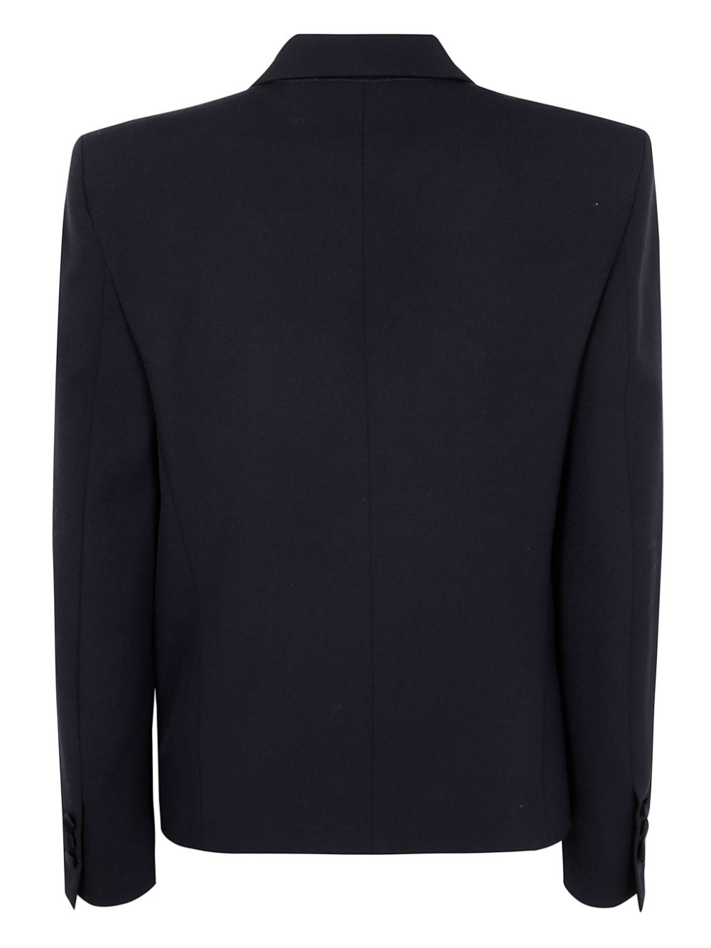 Balmain wool double-breasted blazer - Zwart