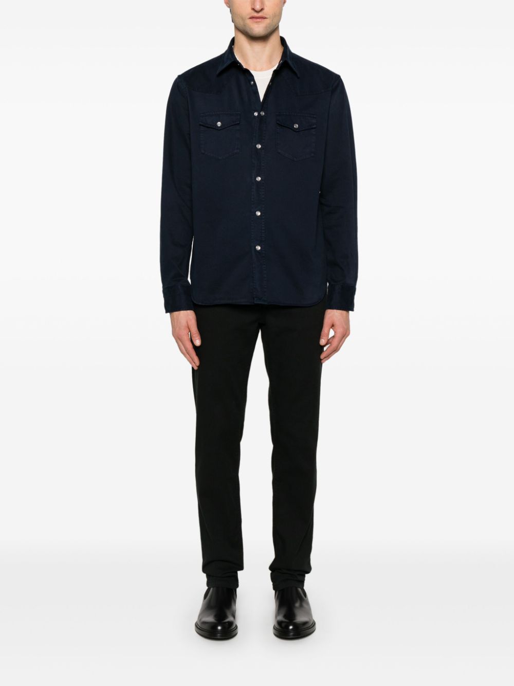 TOM FORD Western shirt - Blue