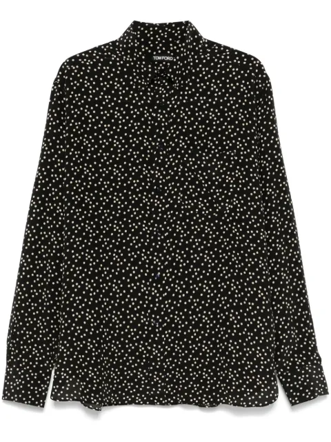 TOM FORD polka dot-print shirt 