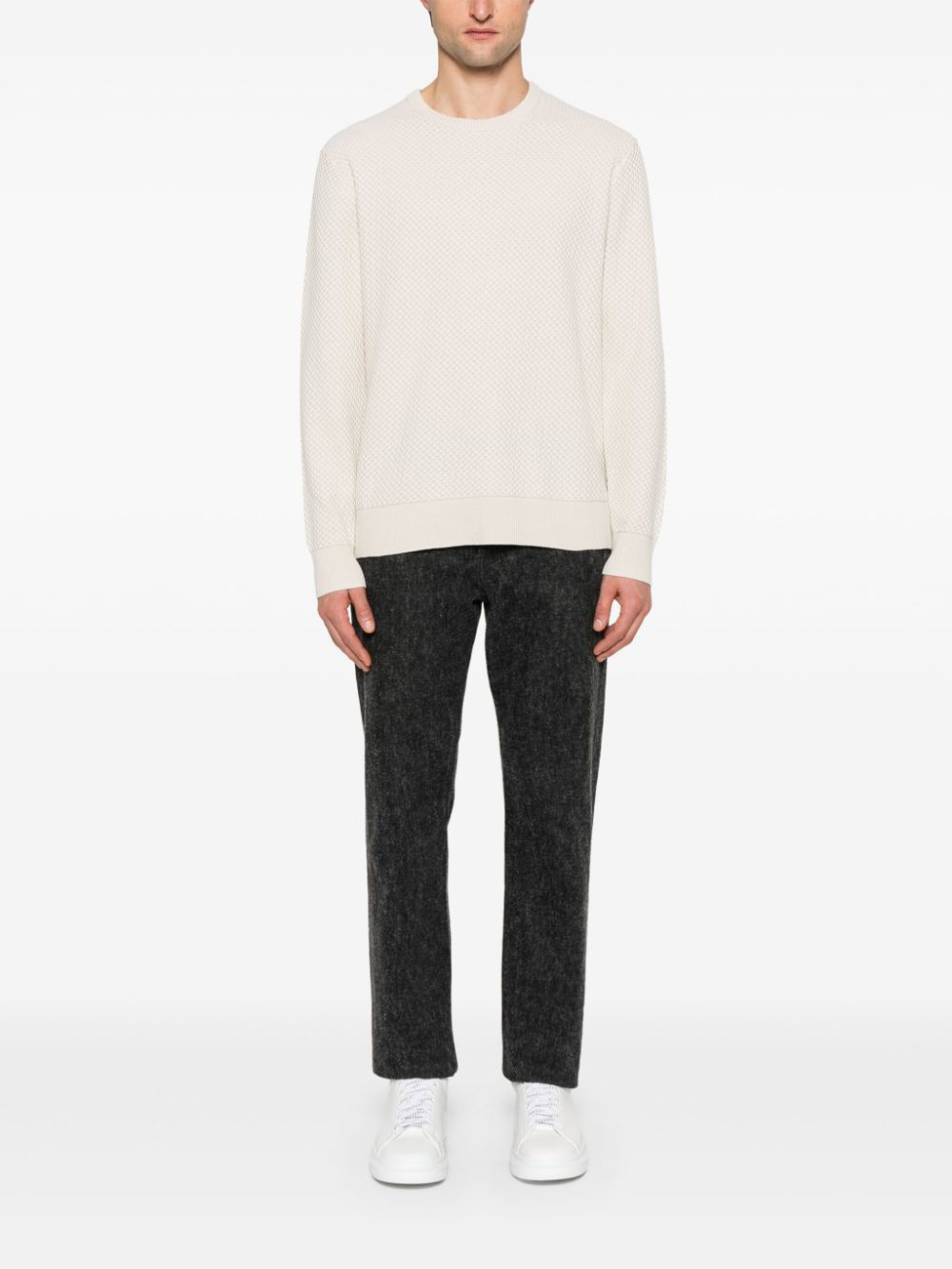 Calvin Klein cotton sweater - Beige