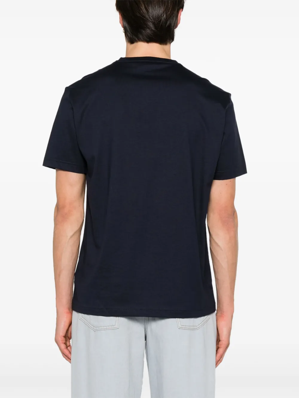 Calvin Klein Katoenen jersey T-shirt Blauw