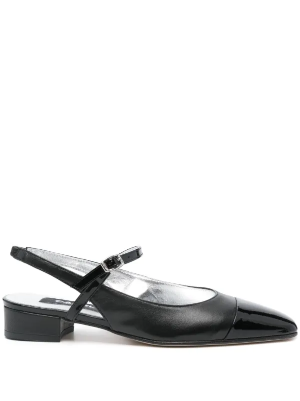 フラットシューズ CAREL PARIS Woman Flat shoes Black 331592 BLACK WHIT 27488147_57330569_600.jpg