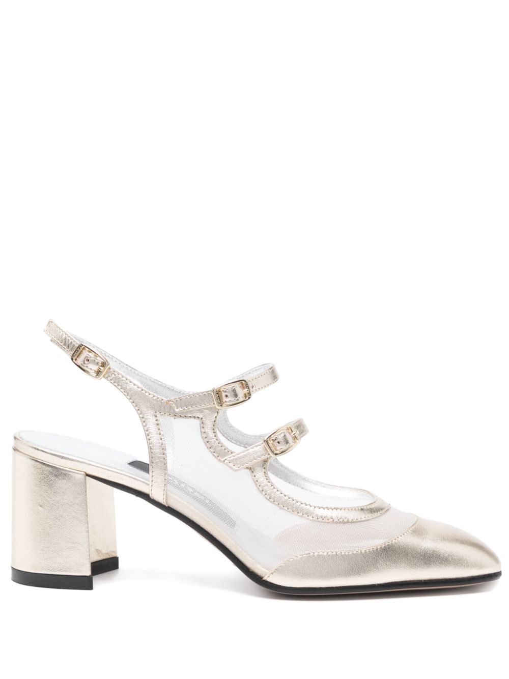 Carel Paris 60 mm Banana pumps Goud