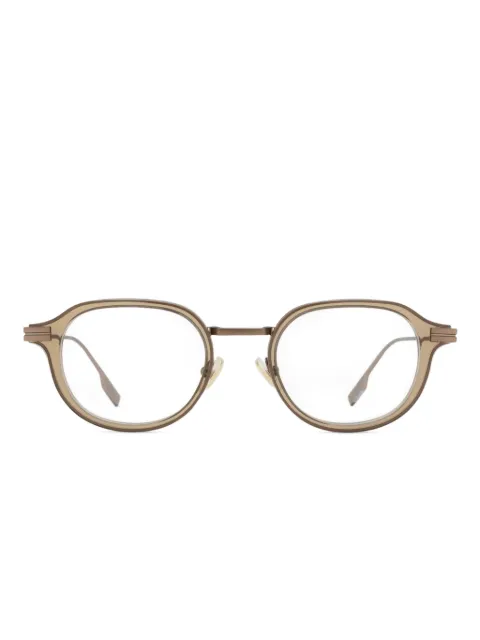 Zegna geometric-frame glasses