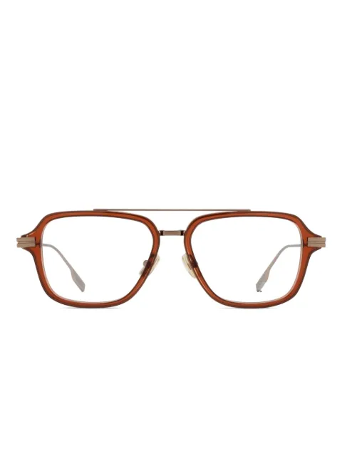 Zegna lunettes de vue à monture pilote