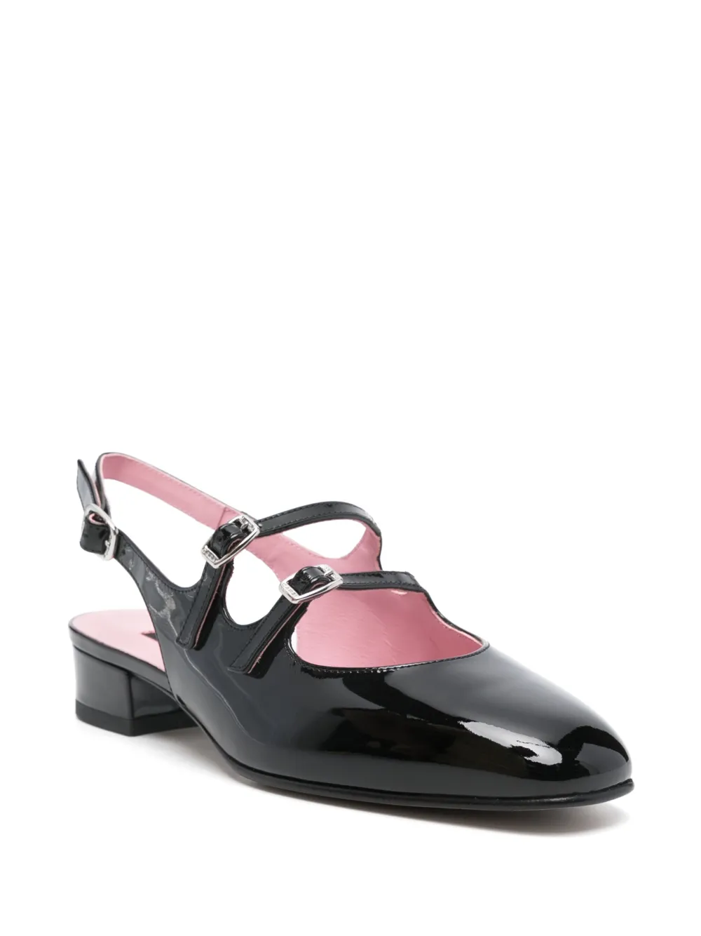 Carel Paris Peche ballerina's - Zwart